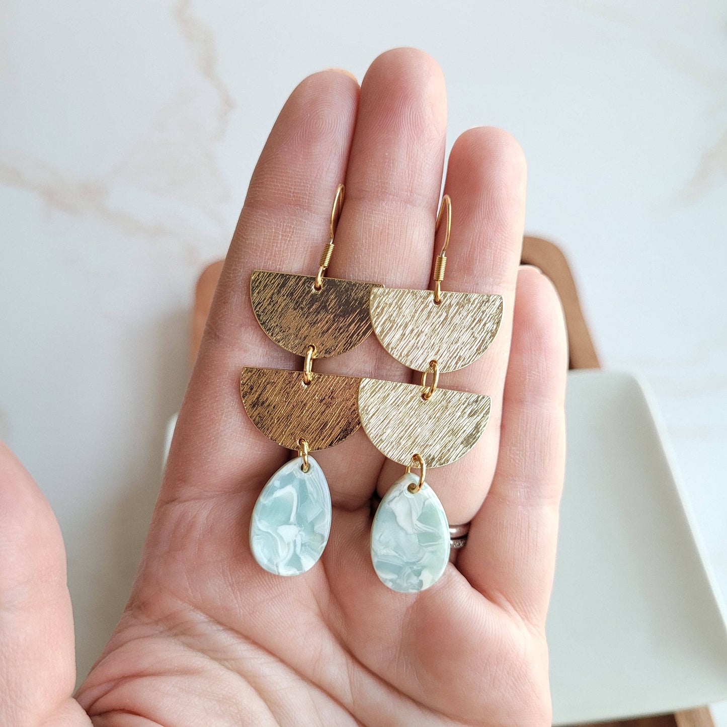 Aria Aquamarine Earrings