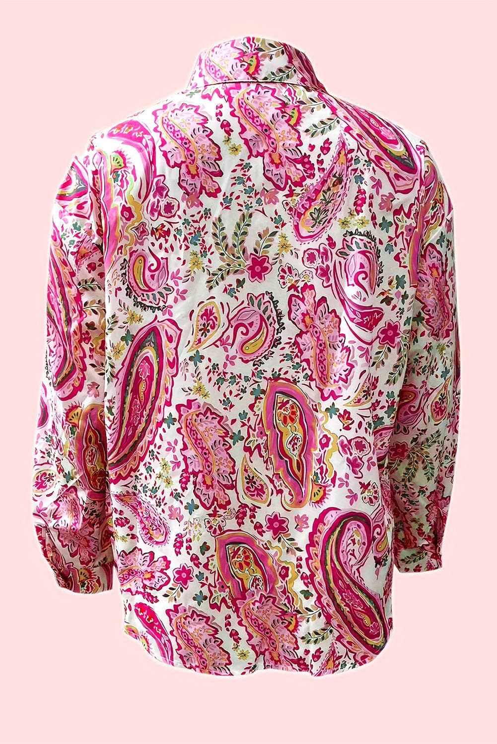Kayleigh's Pink Floral Paisley Shirt