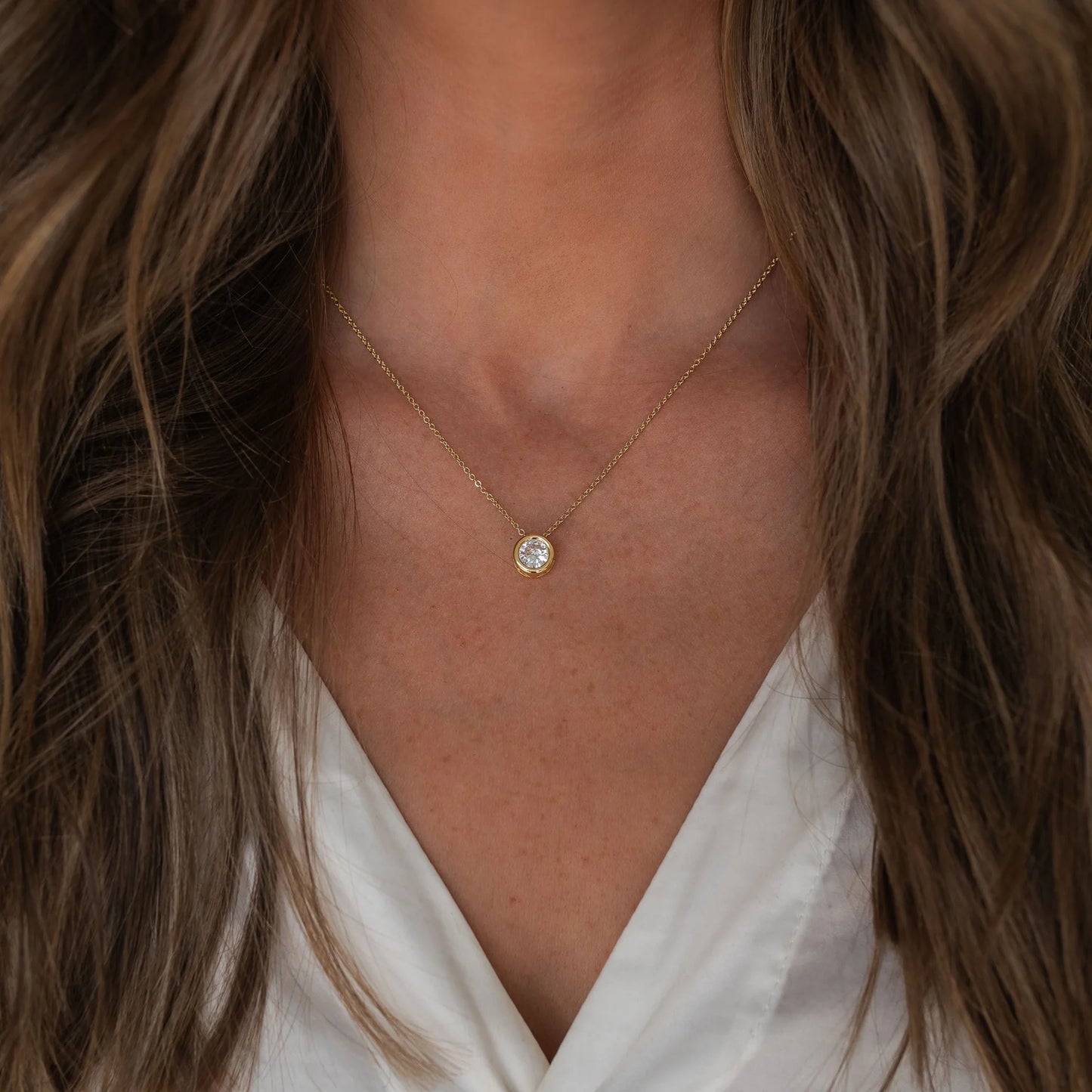 The Proposal Solitaire Necklace