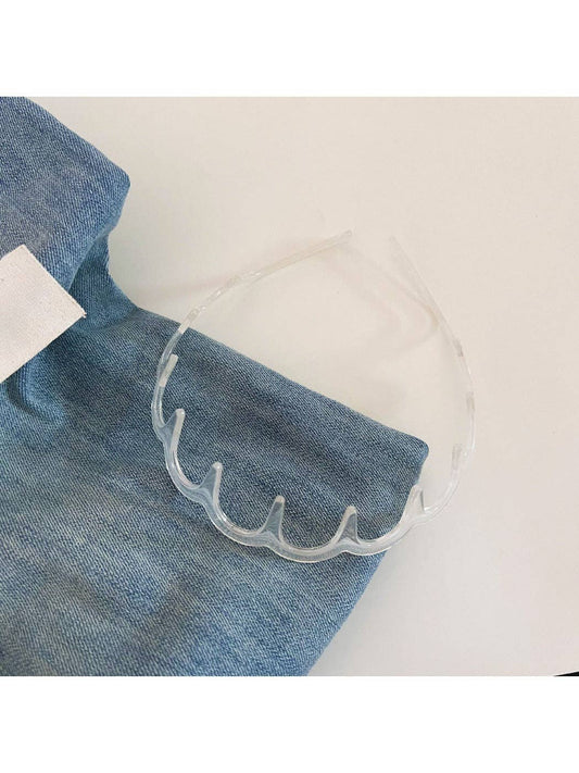 Minimalist Solid Color Wavy Headband