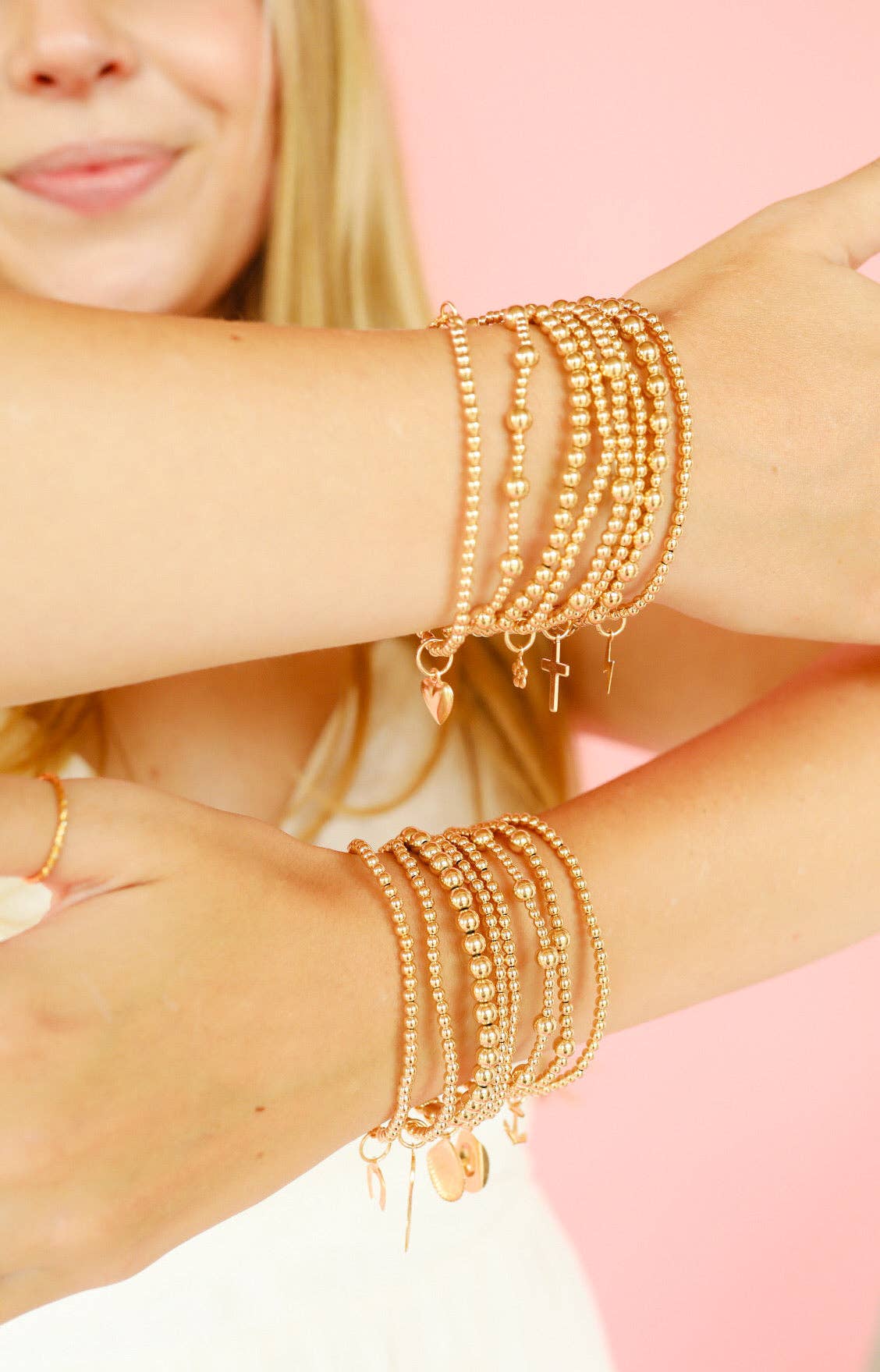 Cross Gold Charm (Interchangeable)