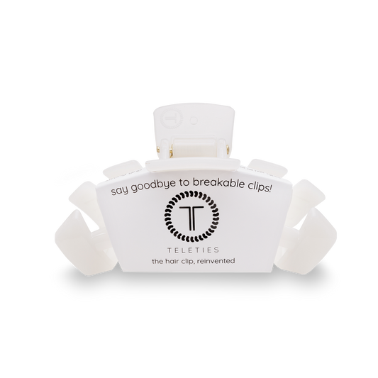 Classic Coconut White Clip - Medium