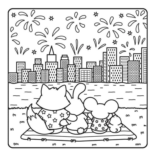 America the Beautiful Coloring Book