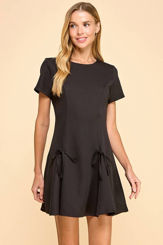 Annie's Beautiful Black Bow Dress