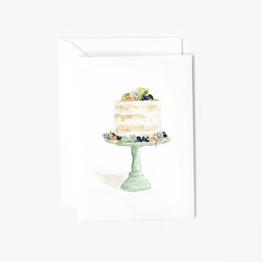 Cake mini notecard