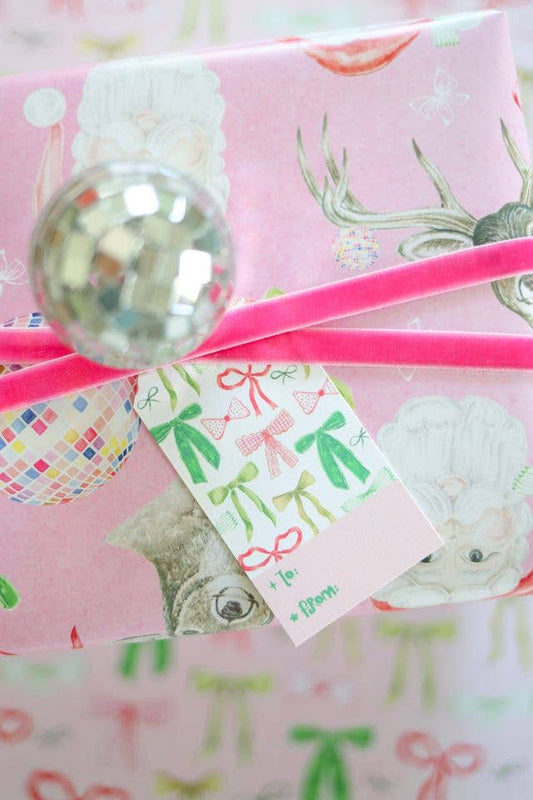 Festive Bows Gift Tags