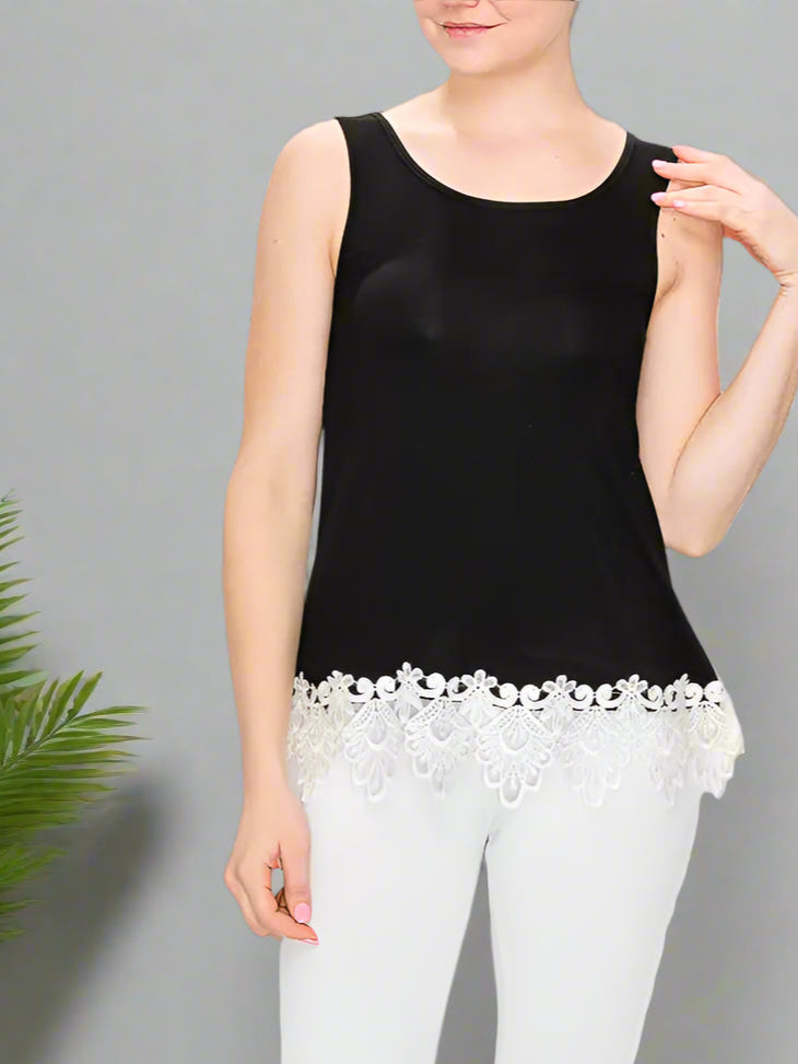 Tank with Lace