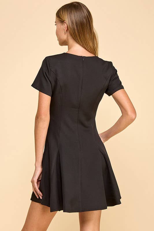 Annie's Beautiful Black Bow Dress