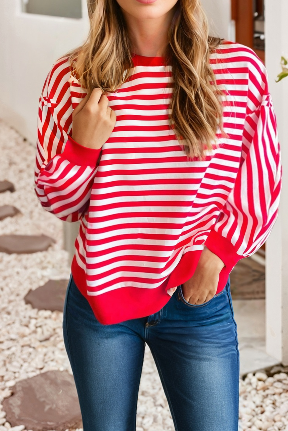 Candy Cane Striped Top