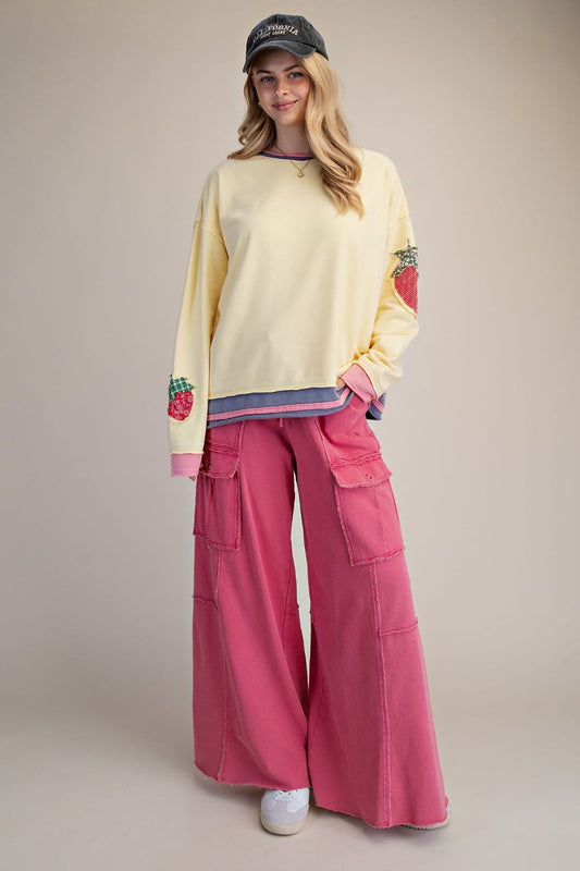 Strawberry Patch Pullover