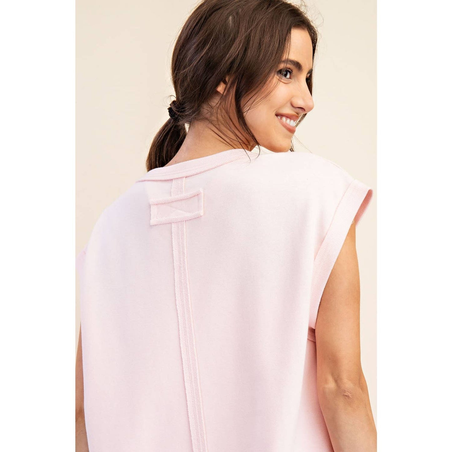 French Terry Oversized Top