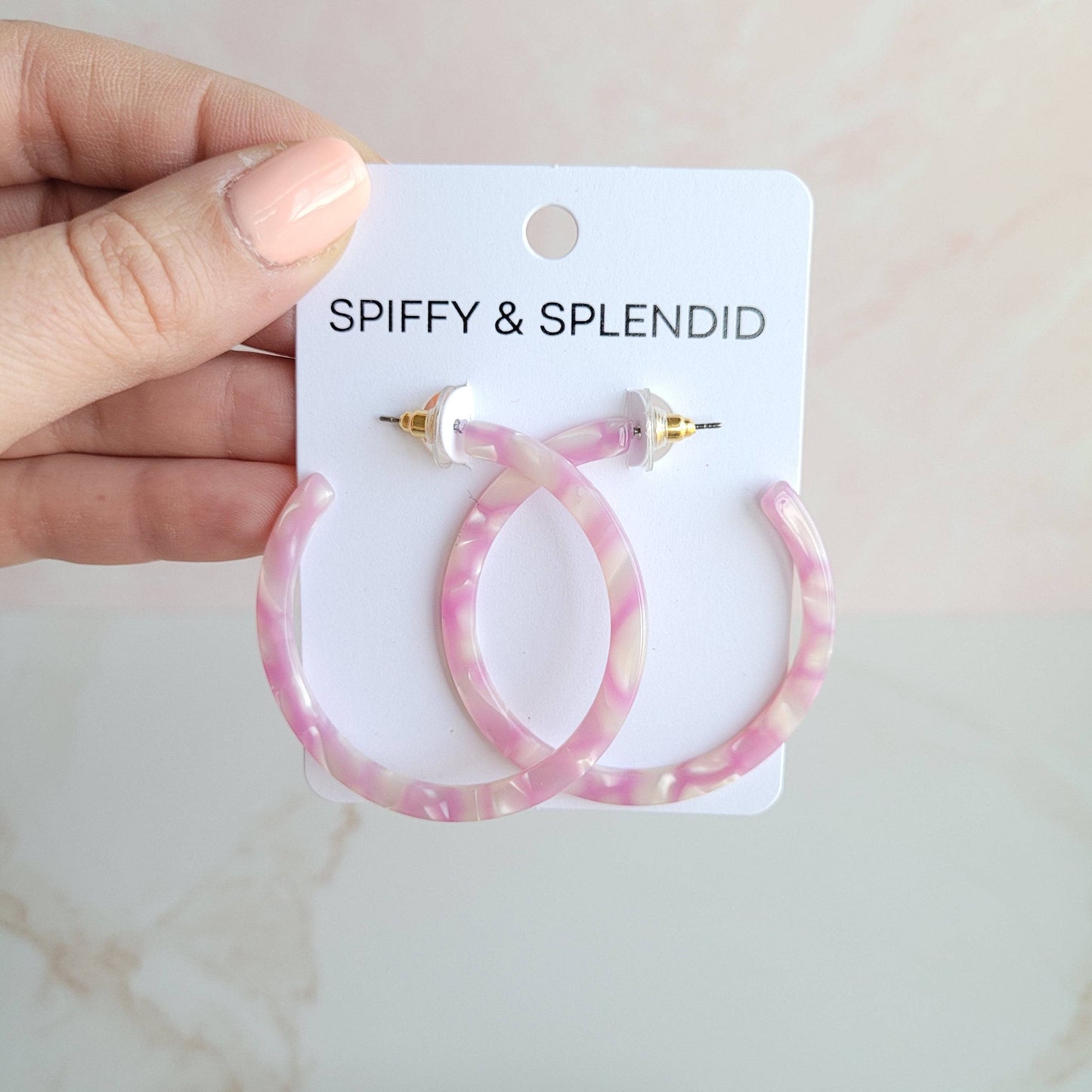 Cameron Bubblegum Pink Hoops