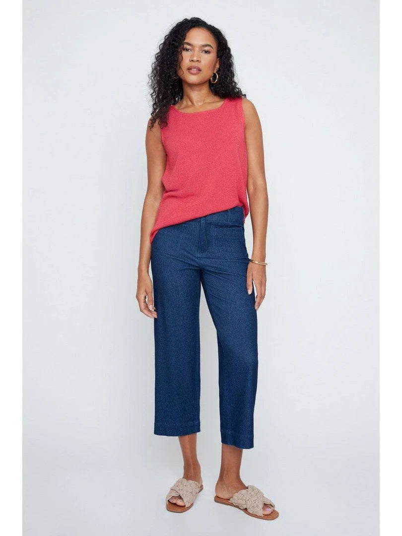 Elaine's Knit Terracotta Top by Renuar