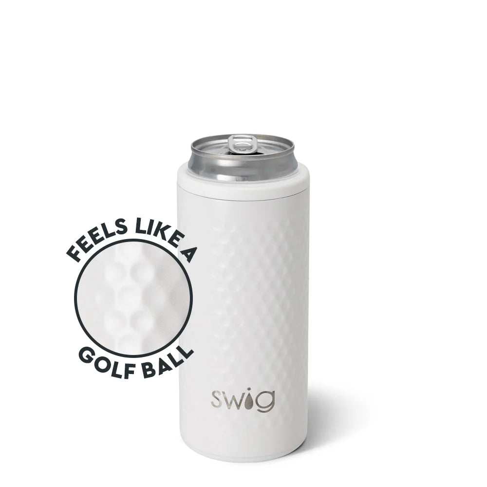 Golf Ball Skinny Can Cooler 12oz
