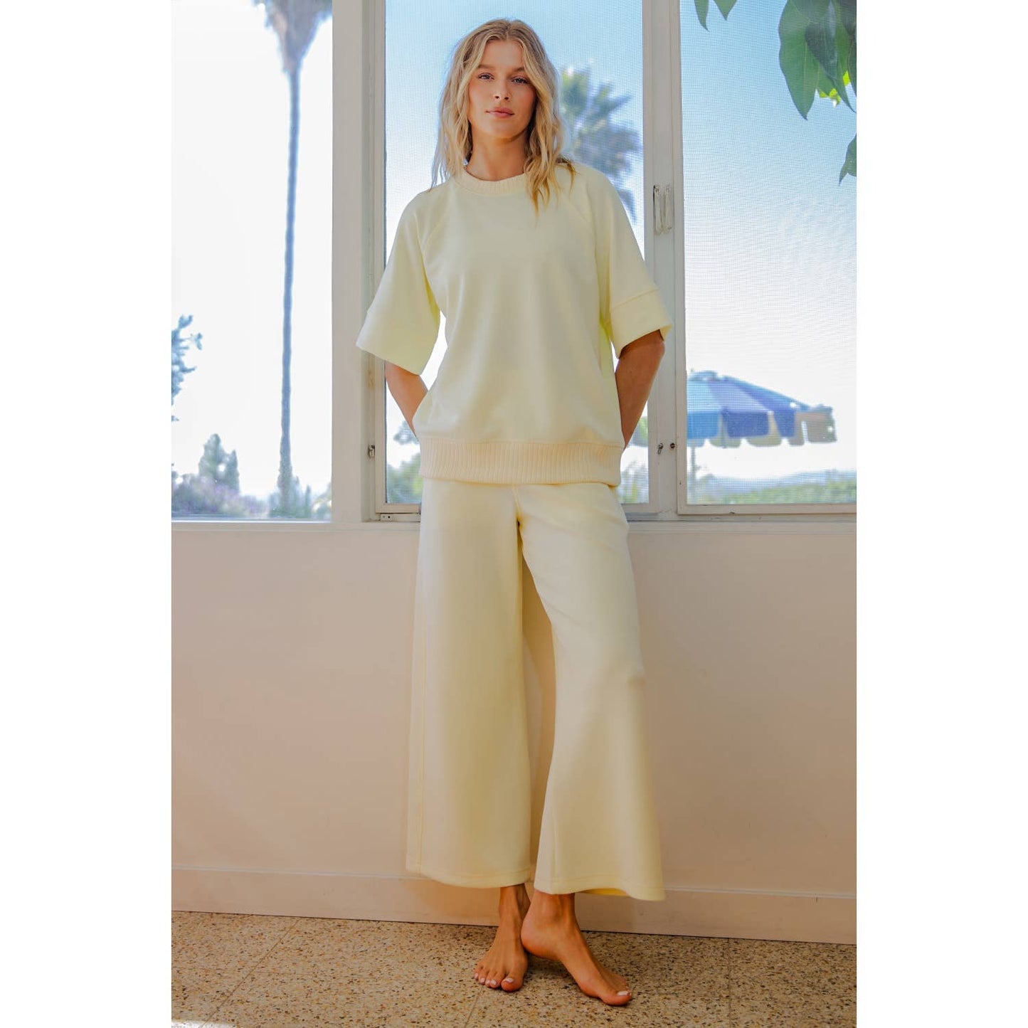 Modal Ribbed Neck Top