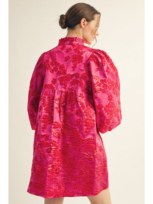 Cadence's Jacquard Dress