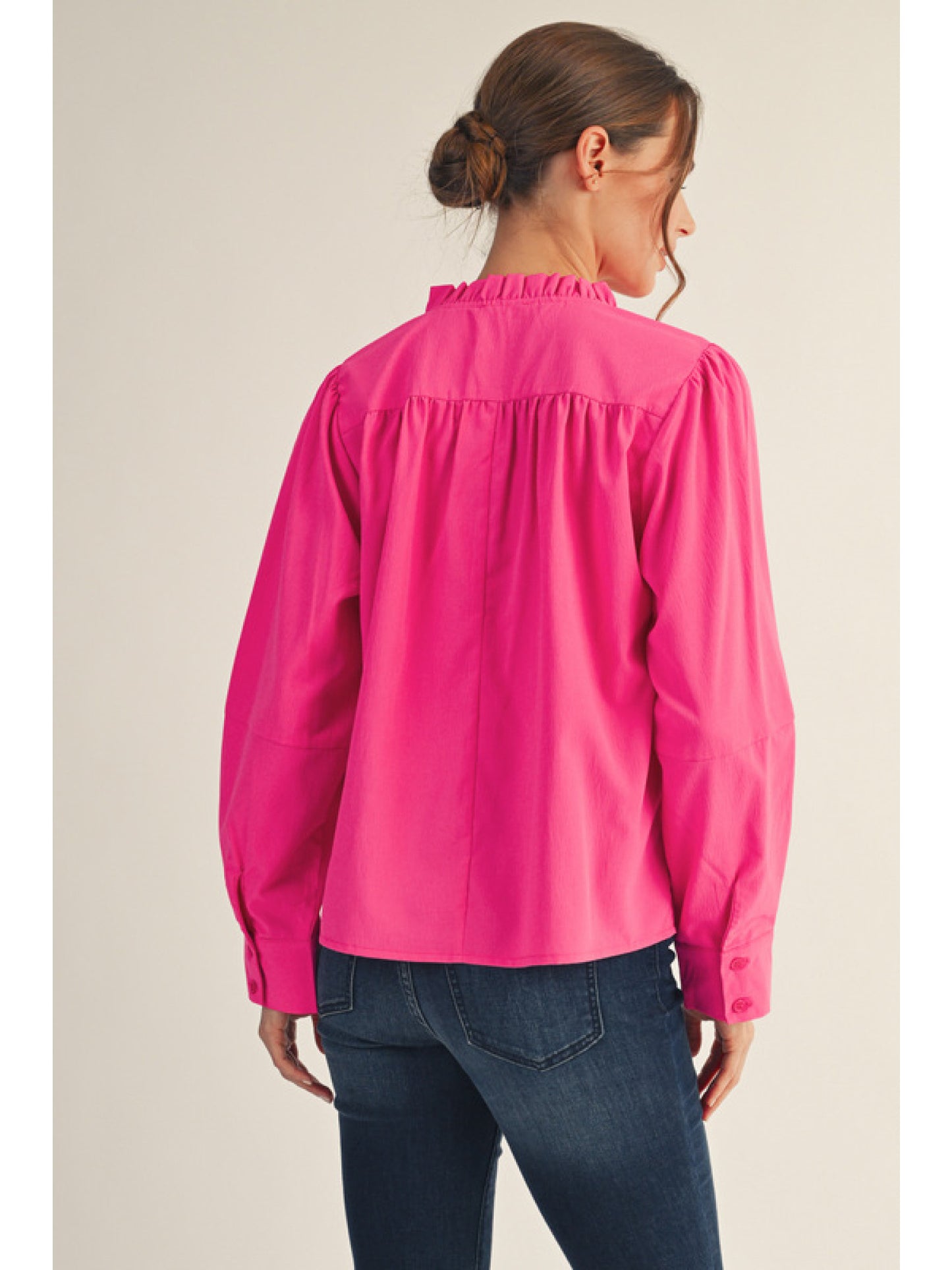 Helen's Hot Pink Blouse