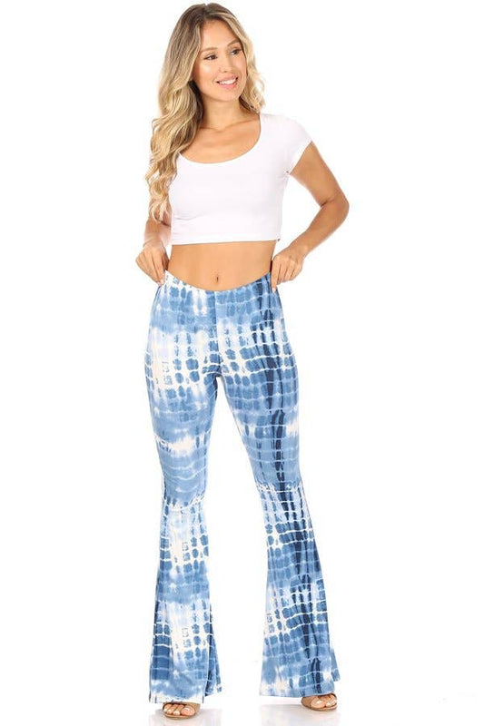 Tie Dye Wide Leg Flare Pant
