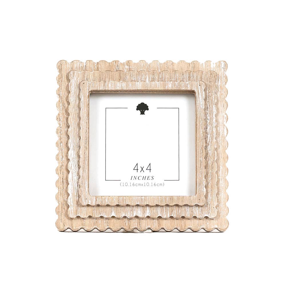 Scallop 4X4 Wood Frame