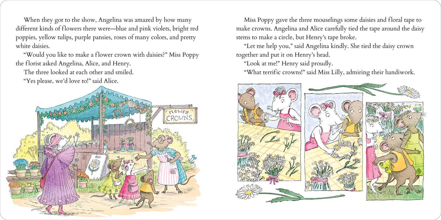 Angelina Ballerina and the Flower Show Book by Katharine Holabird