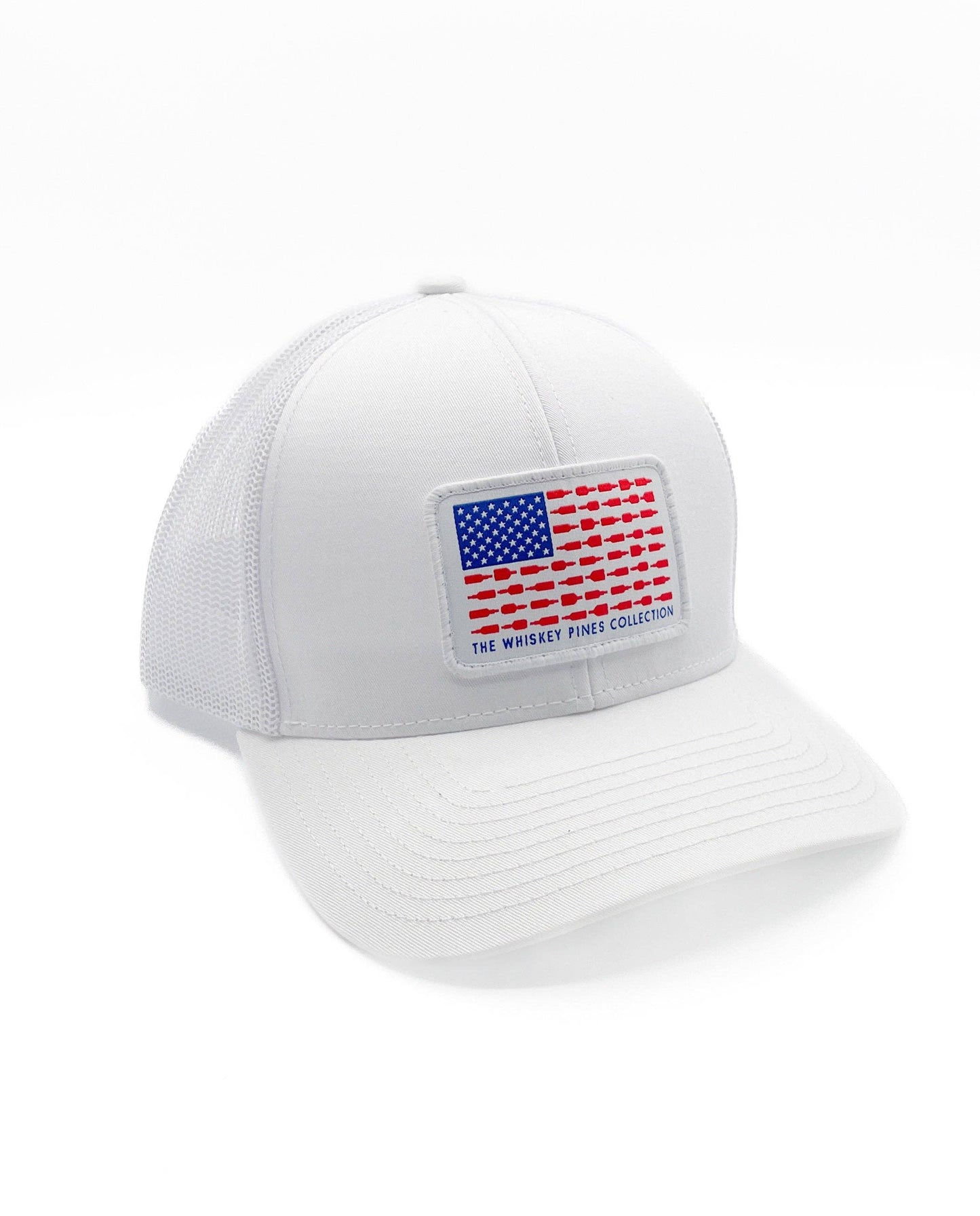 Whiskey American Flag Trucker Hat