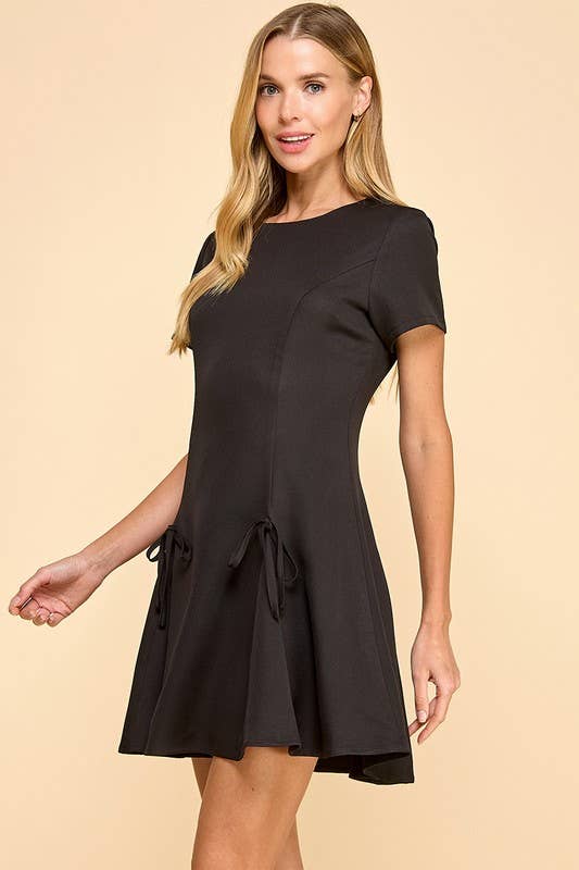Annie's Beautiful Black Bow Dress