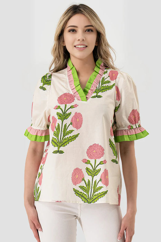 Lori Poplin Blouse