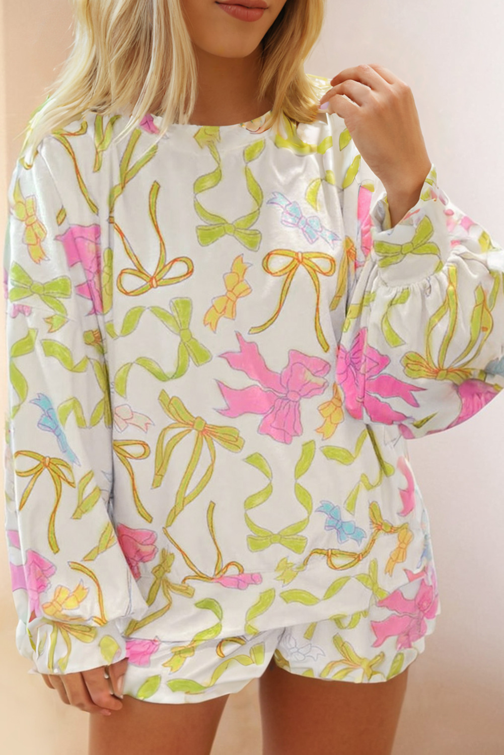 The Beauty Bowknot PJ Set