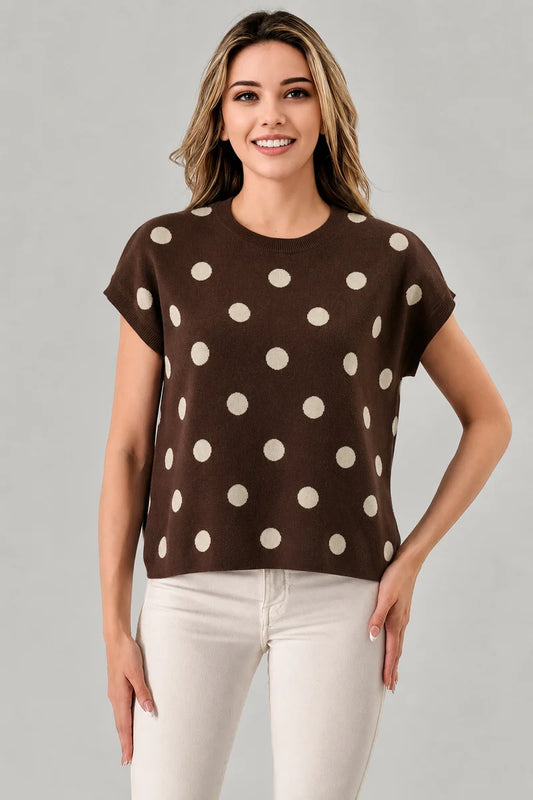 Coco Polka Dot Top