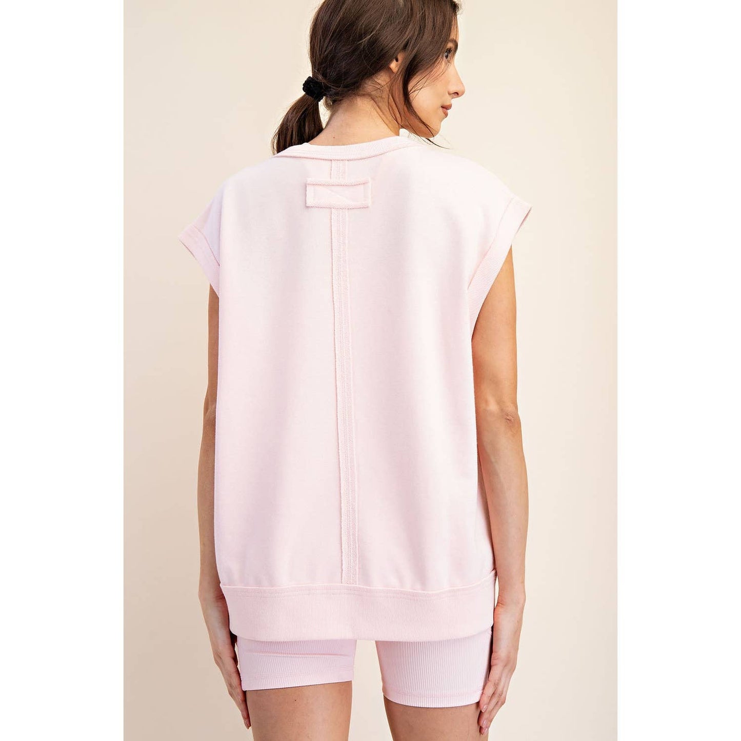 French Terry Oversized Top