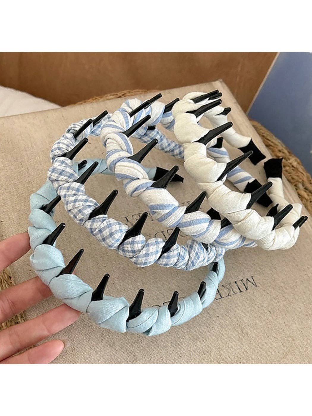 Vintage Style Checkered Headband