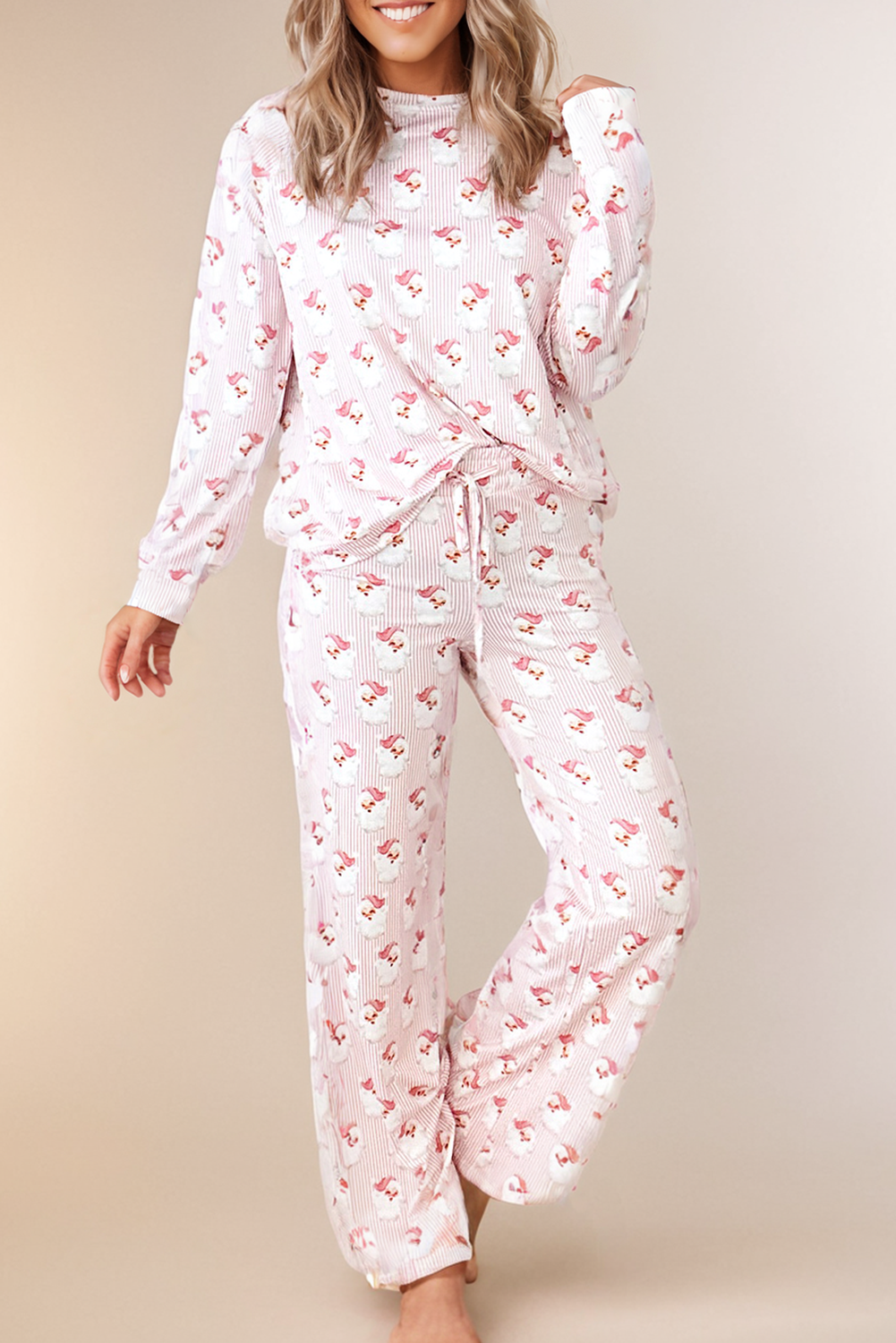 Santa Loves Pinkmas Pj Set