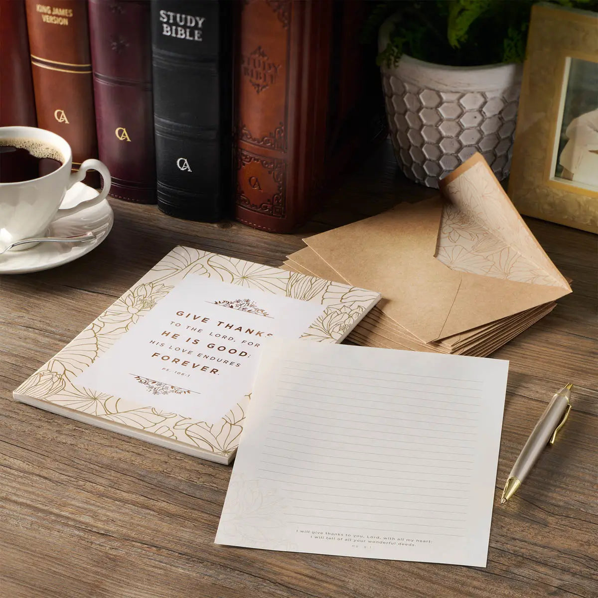 Writing Paper Set Give Thanks Ps. 106:1