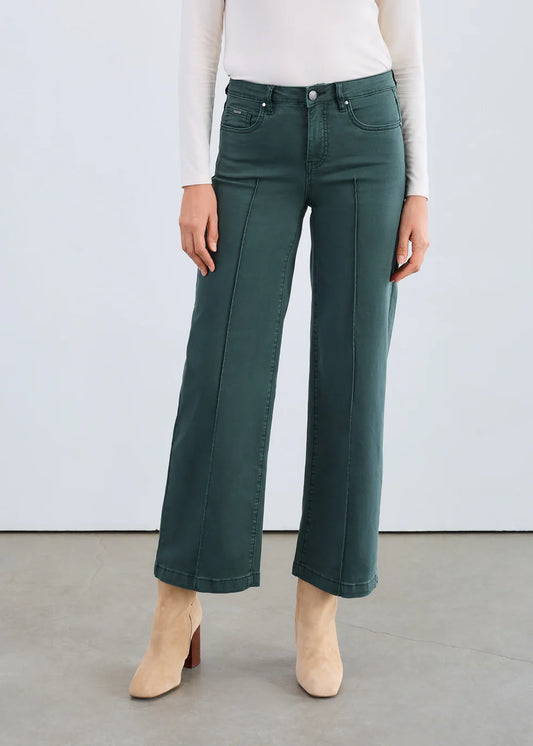 Olivia Wide Leg Jeans, Spruce