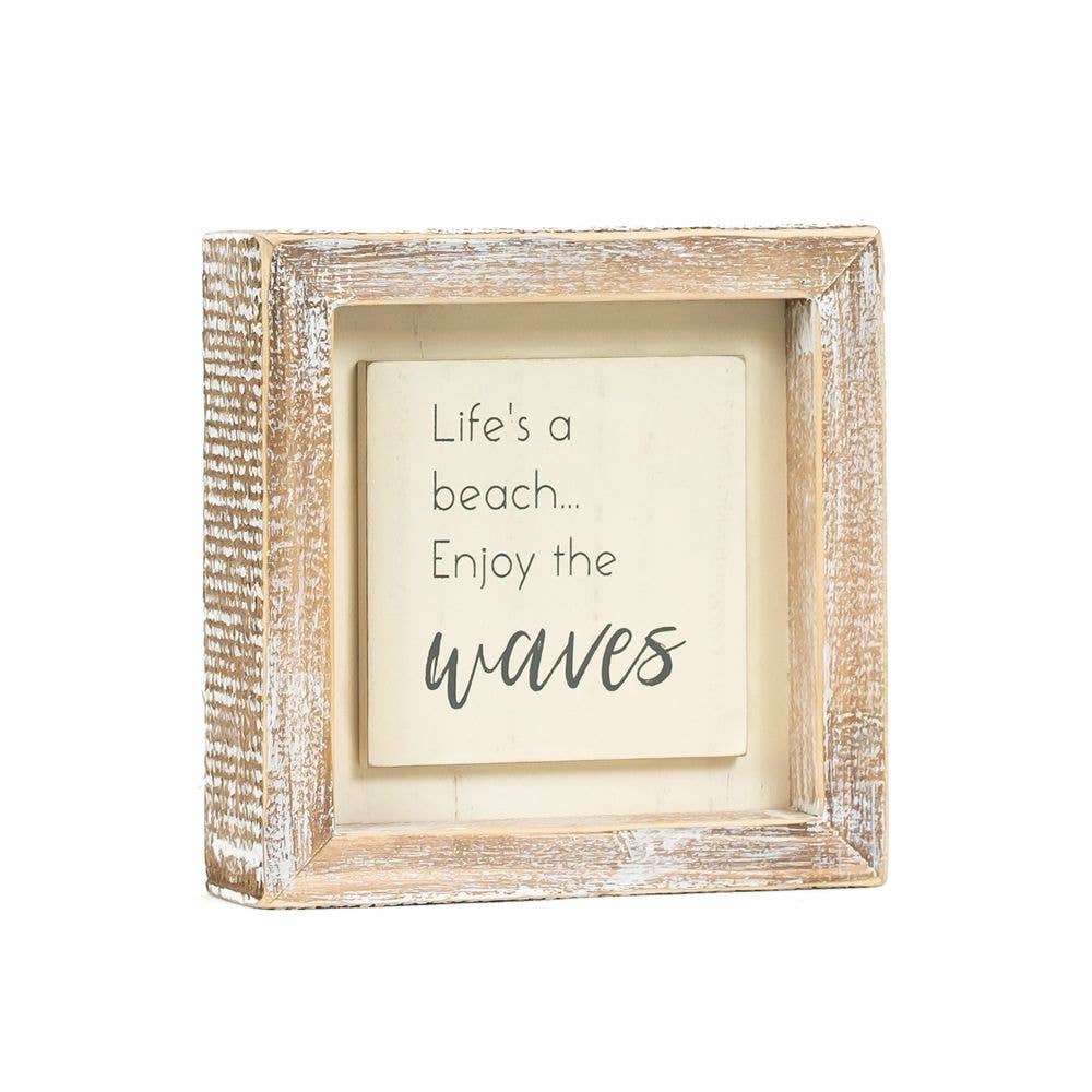 Waves Frame Sign
