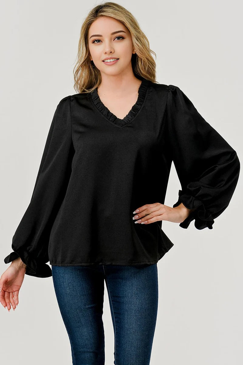 Lena Satin Top