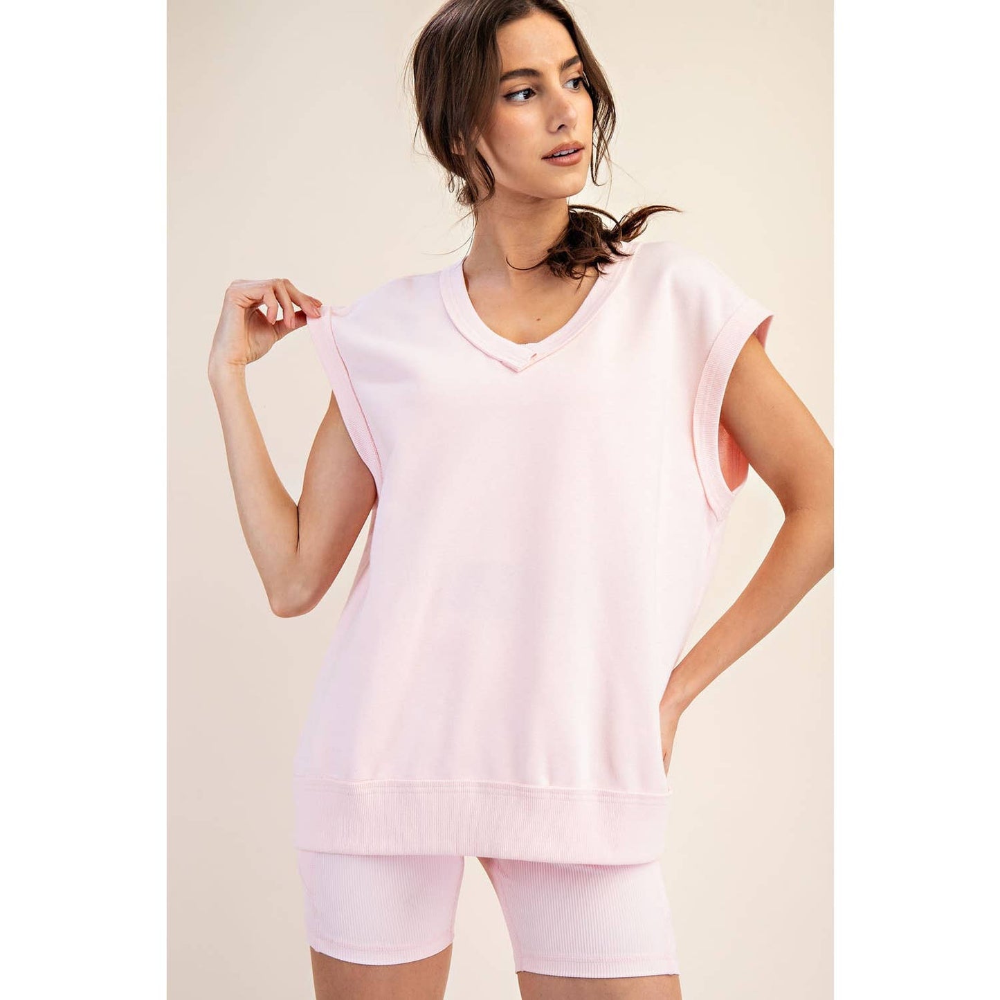 French Terry Oversized Top