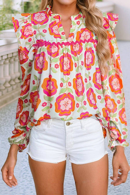 Lorelai's Floral Blouse