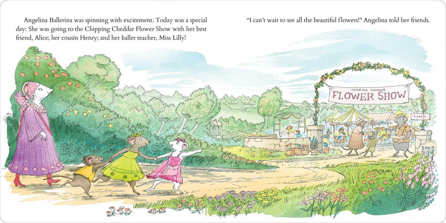 Angelina Ballerina and the Flower Show Book by Katharine Holabird
