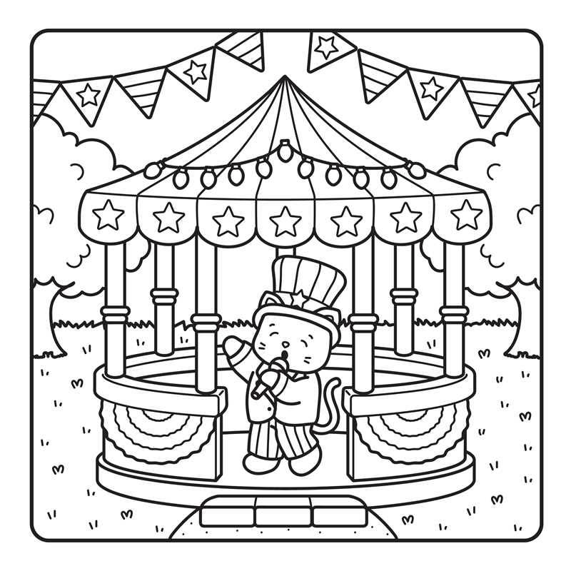 America the Beautiful Coloring Book