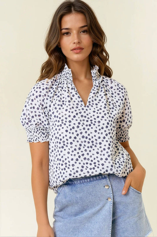 Polka Dot Blouse