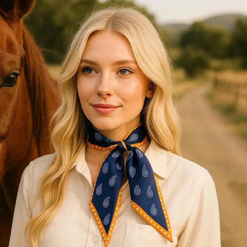 Western Skinny Mini Wild Rag Scarf