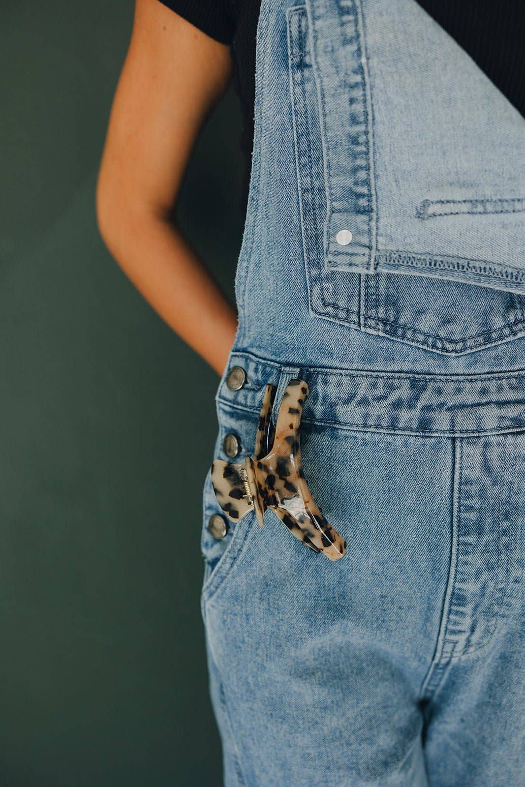 Tan Tortoise Claw Clip