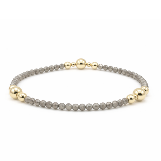 The Nantucket Shimmer Gray Bracelet