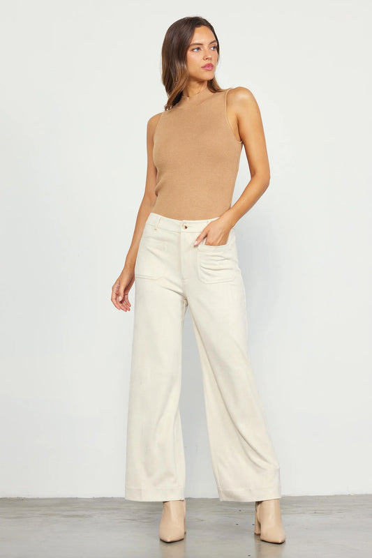 Fall Faux Suede Pants