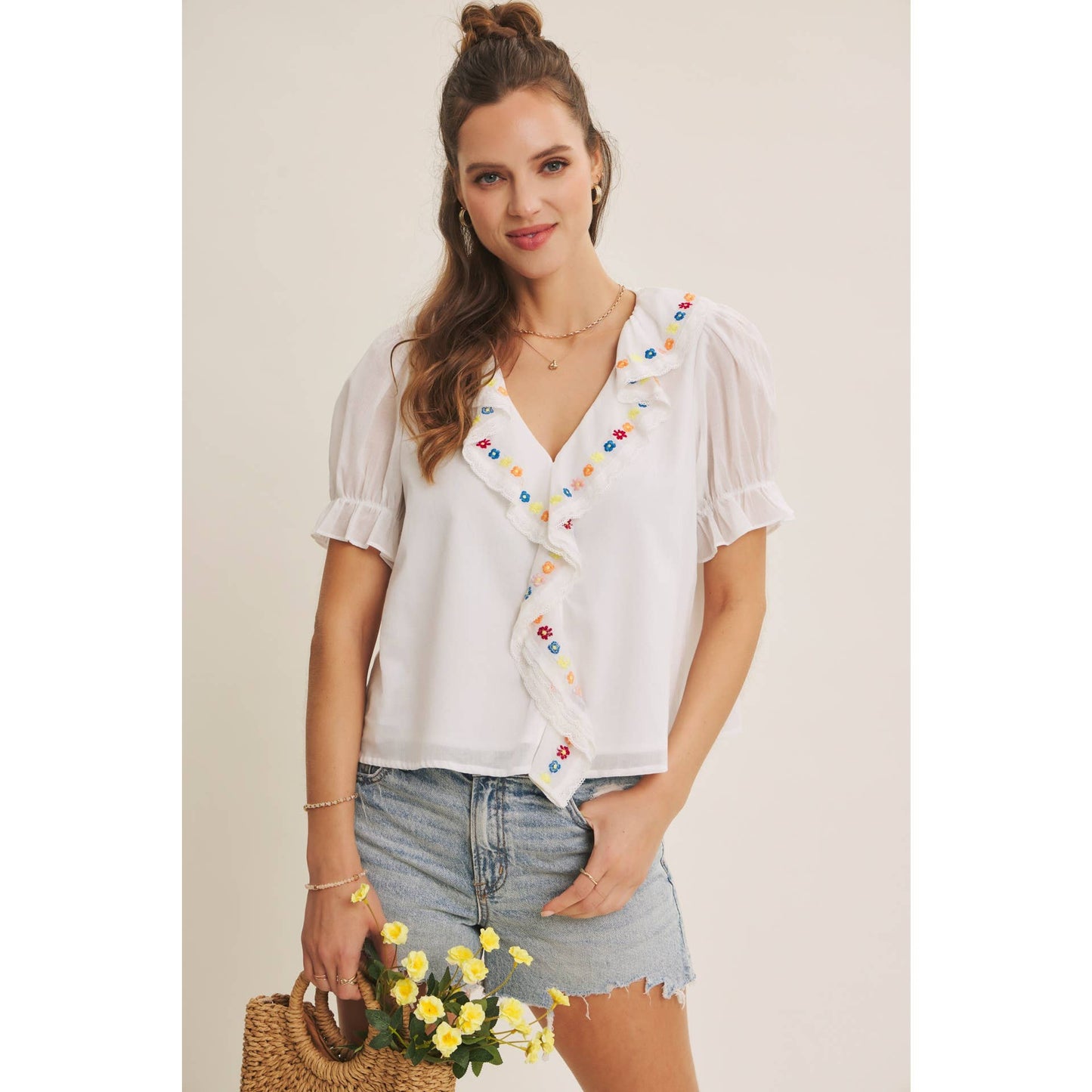Romantic Ruffle Blouse