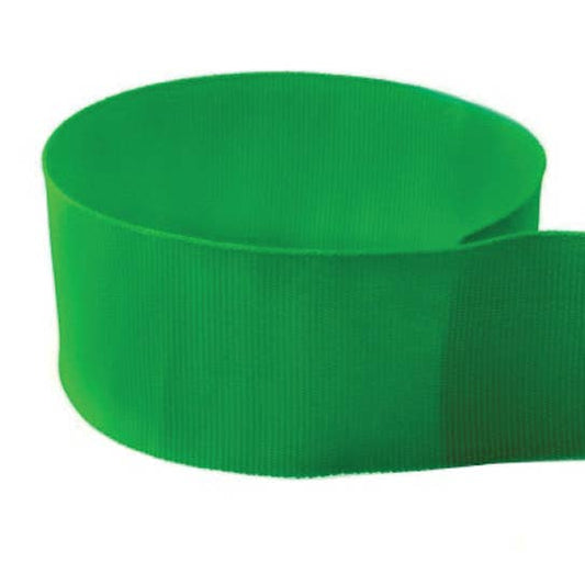 Preppy Solid Green Grosgrain Ribbon