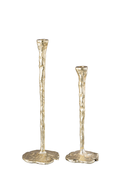 Gold Natural Taper Candle Holder