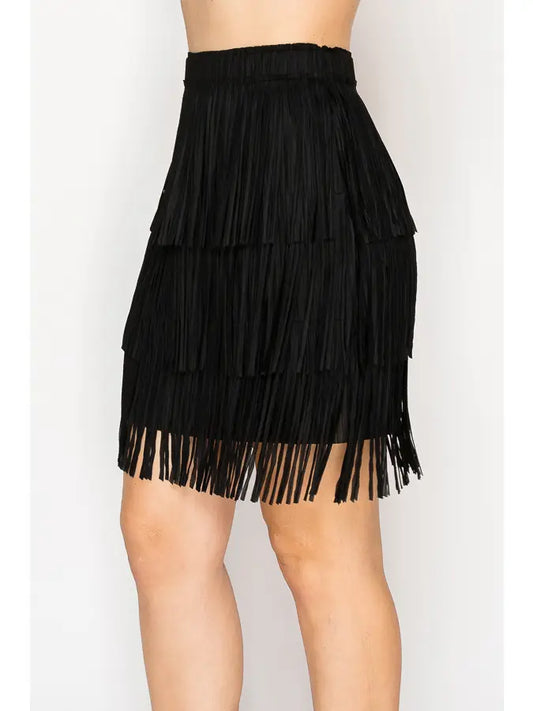 Black Flirty Skirt