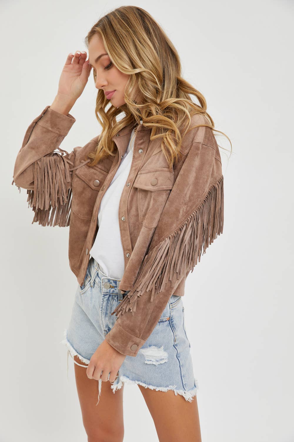 Western Suede Shacket